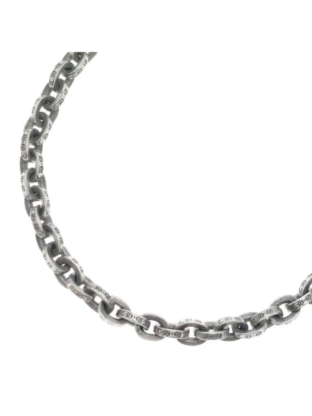 Chrome Hearts Paper Chain 24 Necklace Silver